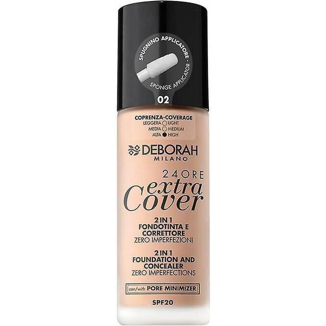 Deborah Milano Cremet Make Up Foundation 24 Ore Extra Cover Nº 02