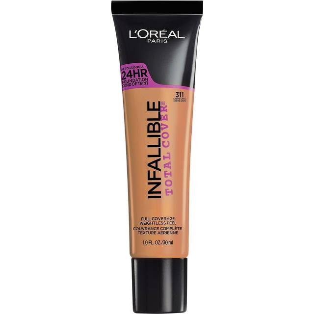 L'Oréal Paris Infallible Total Cover Foundation, Nude Beige, 1 fl. oz.