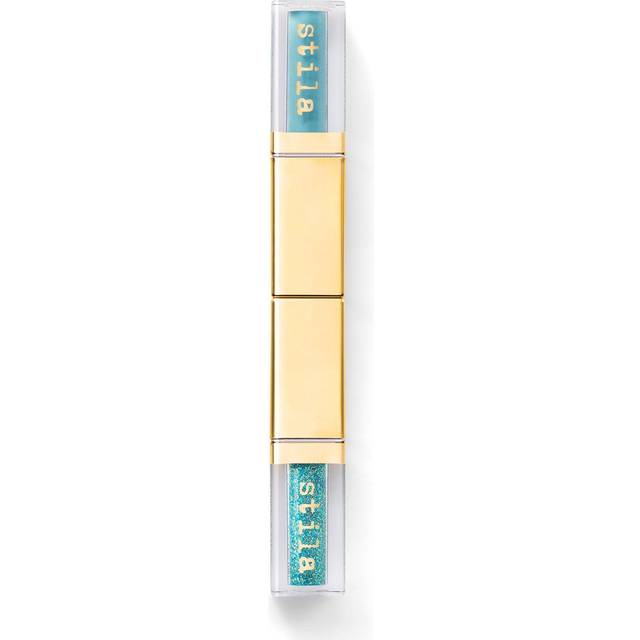 Stila Double Dip Suede Shade & Glitter & Glow Liquid Eye Shadow 2 x 2.25ml - Grey Fox