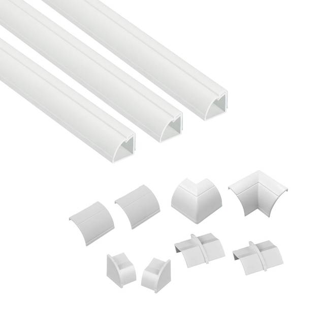 Kabelkanalset d-line 22x22 mm Vit