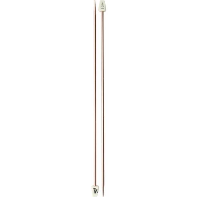 Susan Bates 11114-4 14-Inch Silvalume Single Point Knitting Needle 3.5mm Salmon