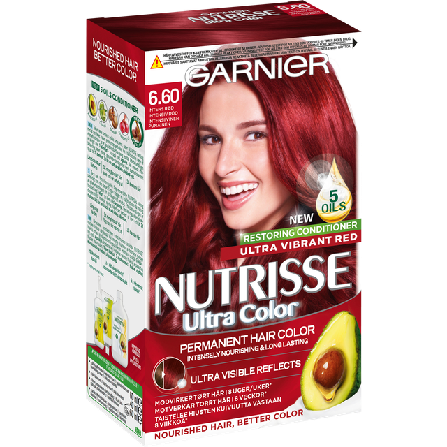 Garnier - Nutrisse Ultra Color - Röd