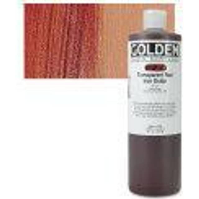 Golden Fluid Acrylic Paint 473ml Transparent Red Iron Oxide