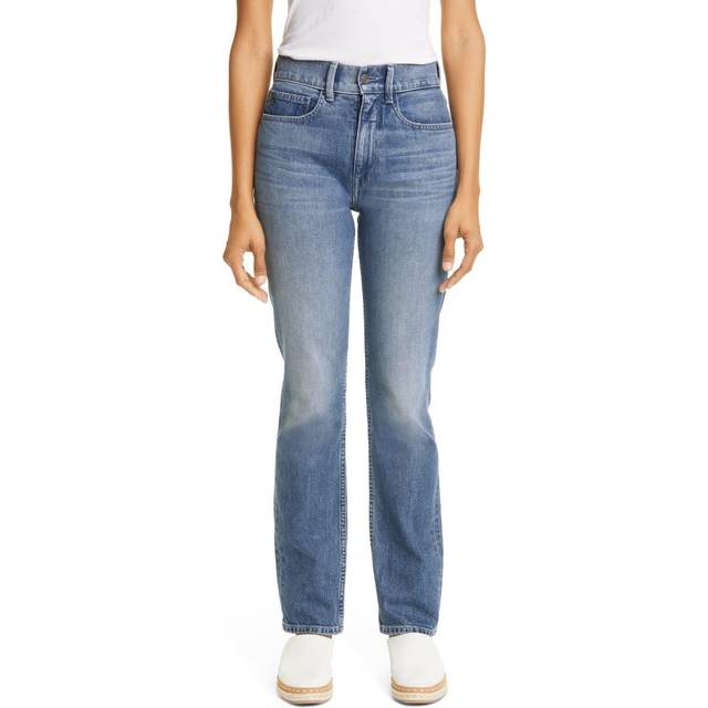 High Rise Straight Ankle Reeve Jean - FADED SKYLINE - 29
