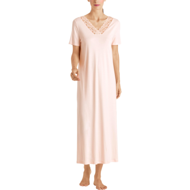 Moments Short-Sleeve Long Nightgown - LIGHT PINK - X-Small