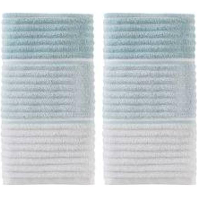 SKL Home by Saturday Knight Ltd. Planet Ombre 2 Pc Hand Towel Set, Aqua