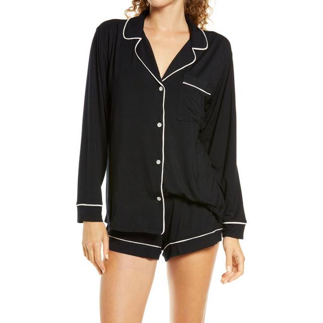 Gisele Relaxed Short Pajama Set - BLACK SORBET - X-Large