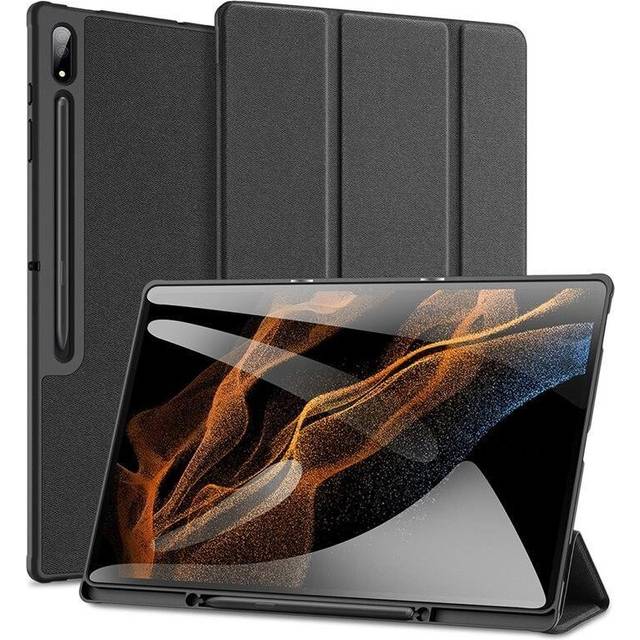 Dux Ducis Domo Samsung Galaxy Tab S8 Ultra Tri-Fold Folio Cover - Sort