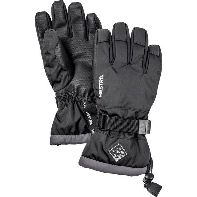 Hestra Gauntlet Czone Junior 5 Finger Handskar Barn Storlek 3 Färg grå