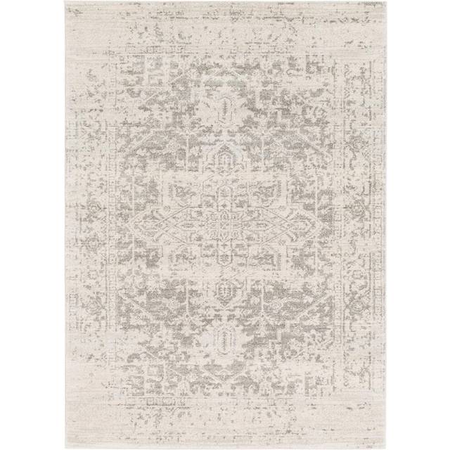 JULIETTE Vintage Traditional Oriental Boho Area Rug - Grey - 160cm x 220cm