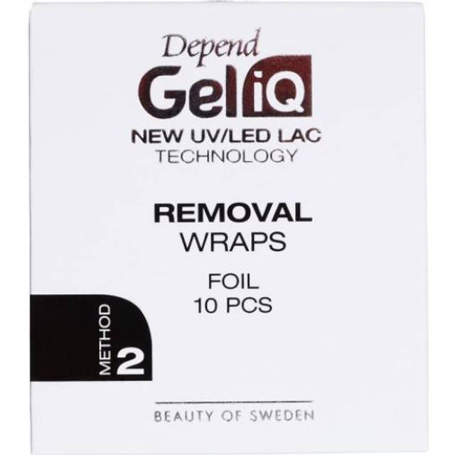 Depend Gel iQ Remover Wraps Foil 10 st