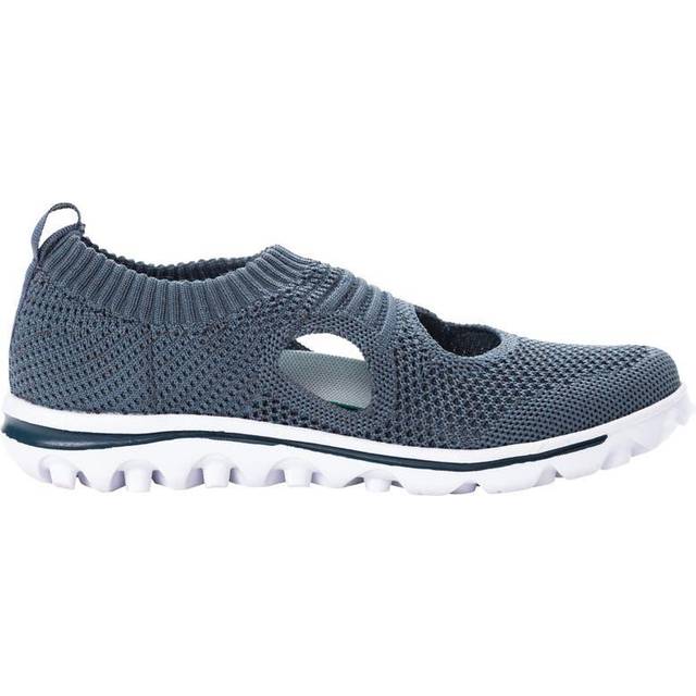 Propét Women's TravelActiv AVID Slip-On, Denim, 6 Wide US