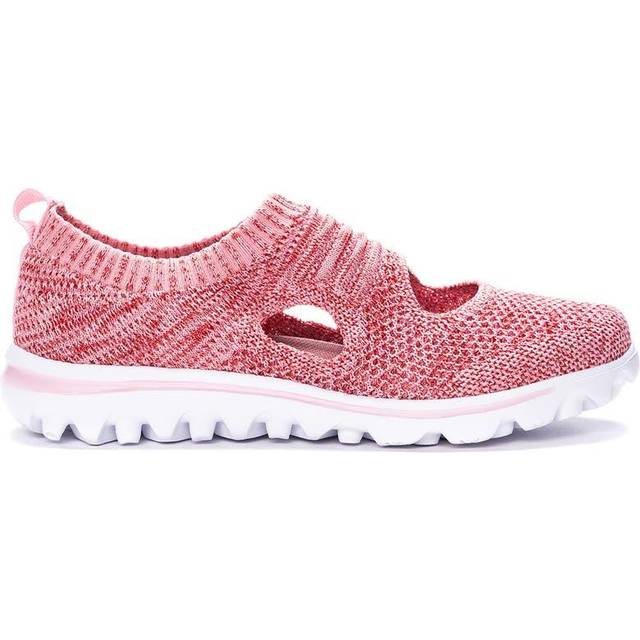 Propét TravelActiv Avid Sneaker för kvinnor, Rosa röd - 39 EU