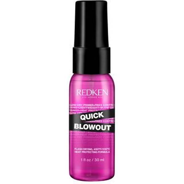 Redken Quick Blowout Heat Protection Spray for All Hair Types | Reduces blow dry time | Blowdry spray  1.0 fl. oz.