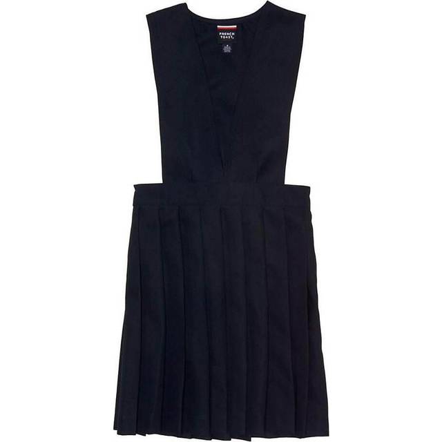 French Toast girls Vneck Jumper School Uniform Dress  Navy  6 US