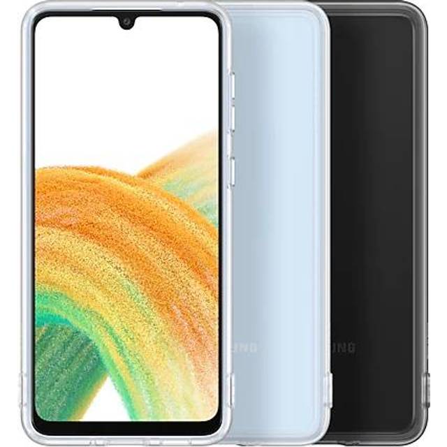 Samsung Galaxy Official A33 5G mjukt klart fodral svart