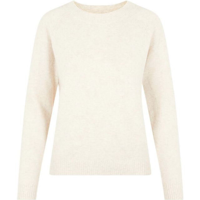 Vero Moda Womens Doffy O Neck Jumper - White/Birch