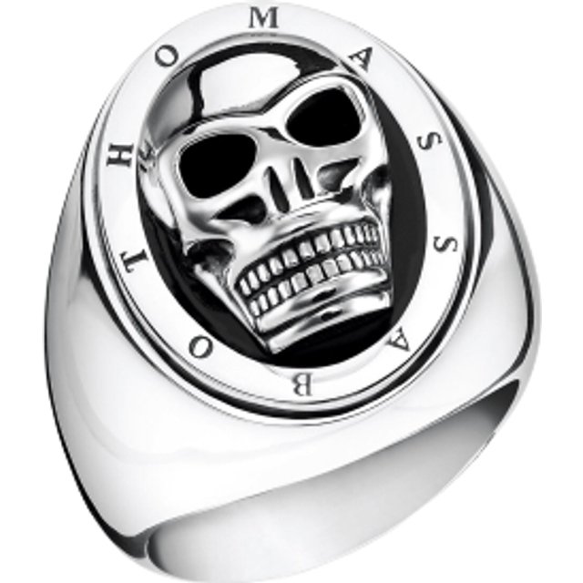 Thomas Sabo Ring skull black TR2213-698-11-62 - black/silver-coloured
