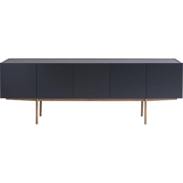 Asplund Luc Deluxe 200 sideboard char grey, ben p4, limestone