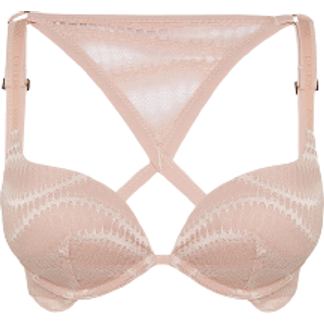Esmeralda push up bra by wolford 80b m black with lace and push