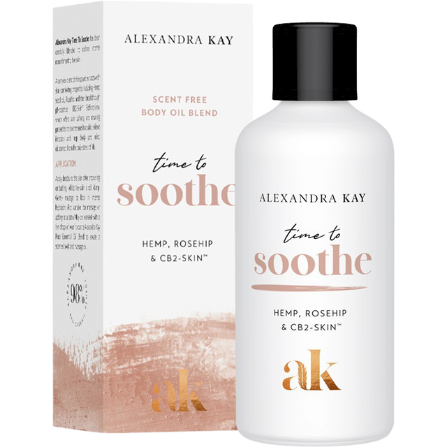 Green People Alexandra Kay Wellbeing Time To Soothe Scent Free Body Oil 100ml