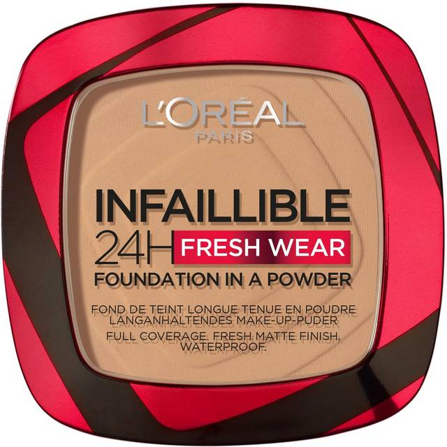Infaillible 24H Fresh Wear Powder Foundation, 300 Amber