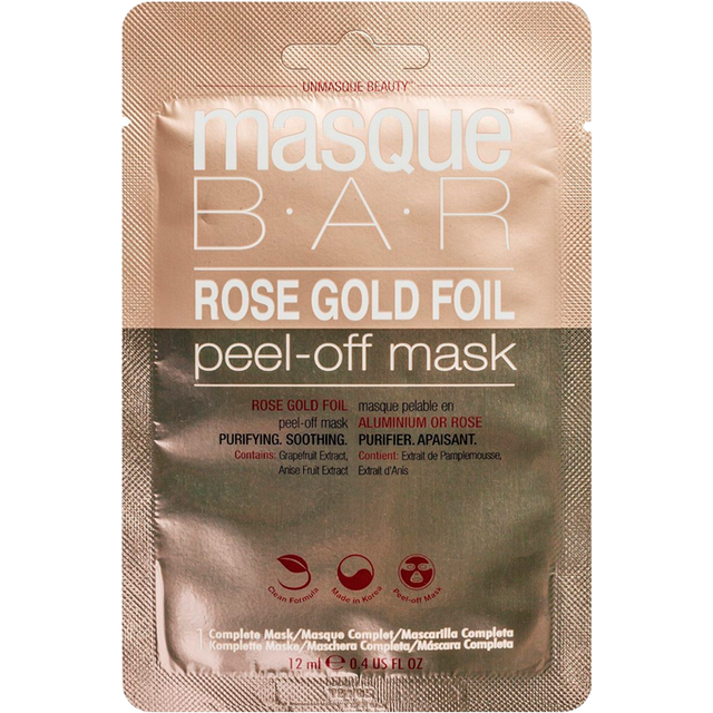 Masque Bar MasqueBar Foil Masque Rose Gold Peel-Off Mask