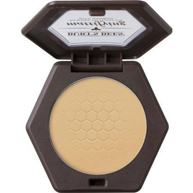 Burts Bees 100% Natural Origin Mattifying Powder Foundation  Sand  0.3 Ounce  Packaging May Vary