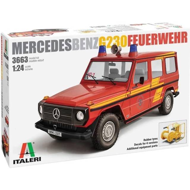 Italeri 3663 Mercedes G230 Feuerwehr Fire Truck 1:24 Model Kit