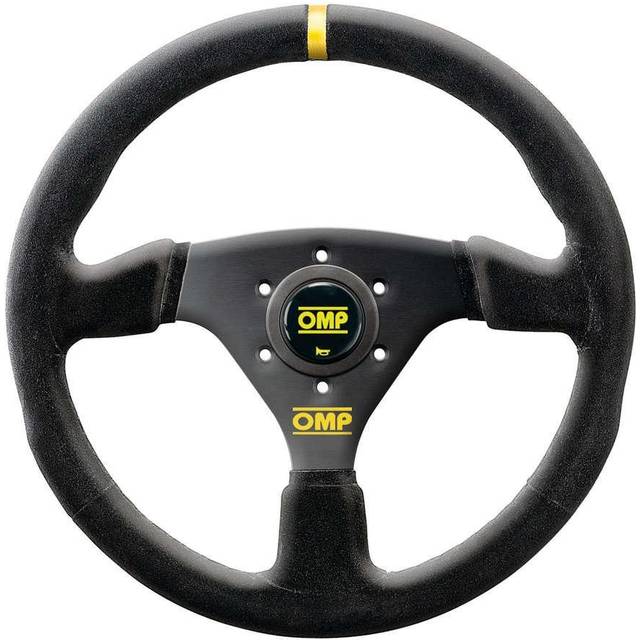 OMP Targa Steering Wheel - Black Suede - 330mm