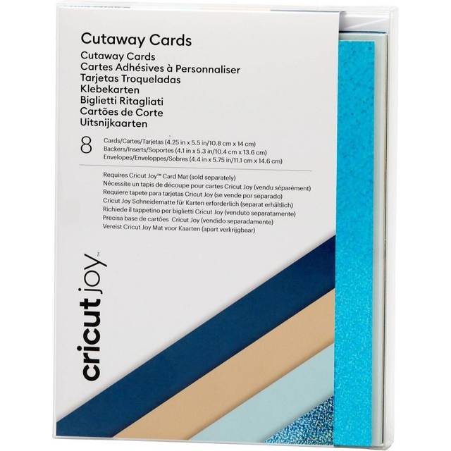 Cricut Cutaway Cards Pack of 8, (A2), L14 x W10.8cm