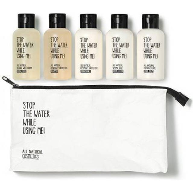 Stop The Water While Using Me! STW Travel Kit 5 x 60 ml hand balm, bodylot. condit. shampoo, shower gel