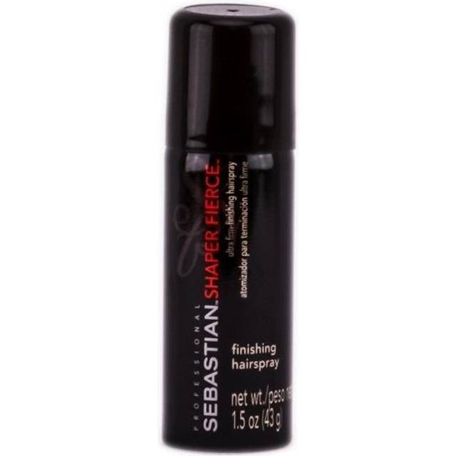 Sebastian Professional Shaper Fierce  Ultra-Firm Finishing Hairspray  For Medium to Heavy Textures  Travel Size  Mini Hairspray  1.5 oz
