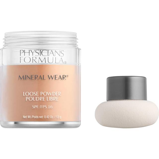 Physicians Formula Mineral Wear Talc-Free Loose Powder Medium Beige  Dermatologist Tested  Clinicially Tested
