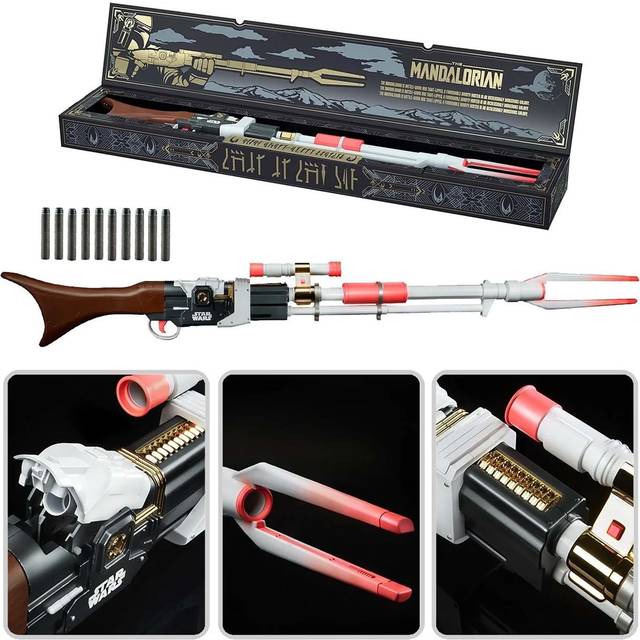 Star Wars The Mandalorian Nerf Amban Phase-Pulse Blaster - Brown&#47;Orange&#47;White (One-Size)