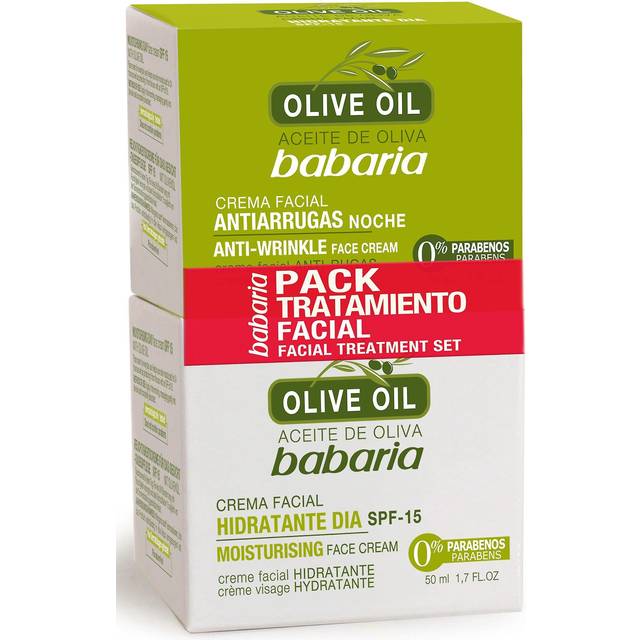 Babaria olive oil treatment pack anti wrinkle night cream 50ml+day cream 50ml