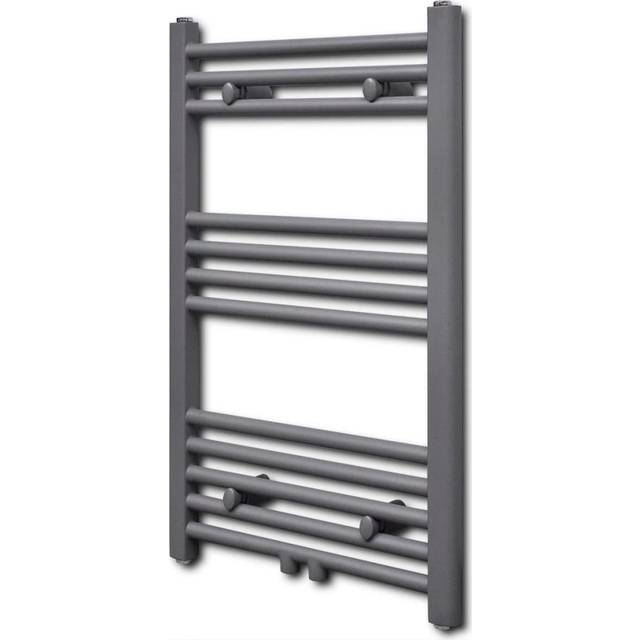 Handdukstork centralvärme element rak 500 x 764 mm grå
