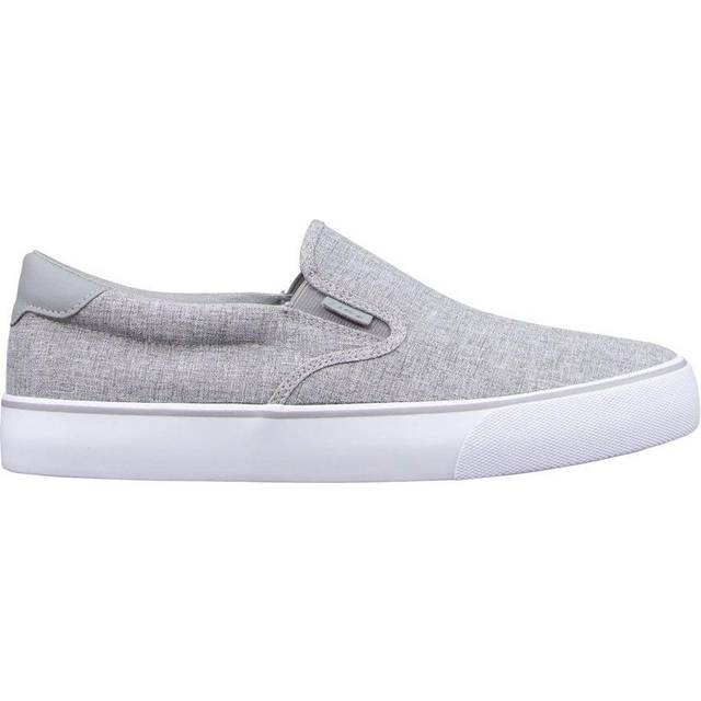 Lugz Men's Clipper Classic Slip-on Fashion Sneaker  Medium Grey/White/