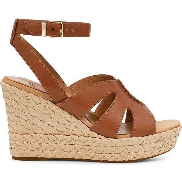 UGG Careena Sandal för kvinnor, Kastanj läder, 42 EU