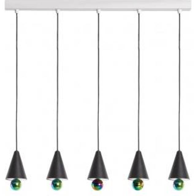 Petite Friture - Pendant System Line Plate 5 Black - Pendellampor - DANIEL EMMA - Svart