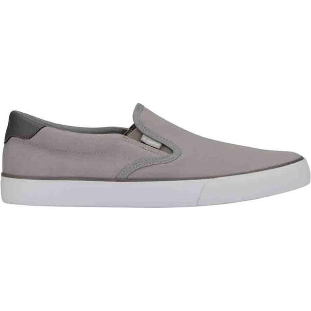 Lugz Mens clipper classic Slip-on Fashion Sneaker, AlloycharcoalWhite, 9