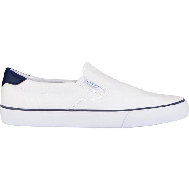 Lugz Men's Clipper Classic Slip-on Fashion Sneaker  White/Peacoat Blue