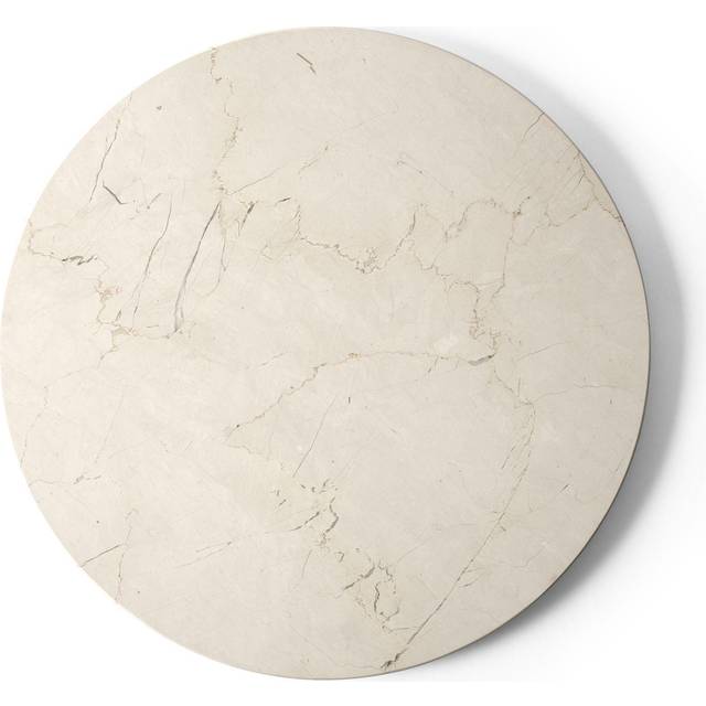 Androgyne Tabletop Ø42 cm, Crystal Rose Marble