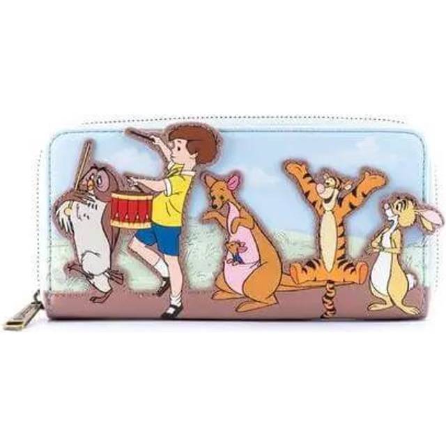 Loungefly Winnie the Pooh 95th Anniversary Zip Around Wallet, Multicolor