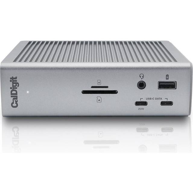 CalDigit TS4 1 till 18 USB-C Docking station kompatibel med Thunderbolt 4 och 3, USB4 stöd för M1 och M2