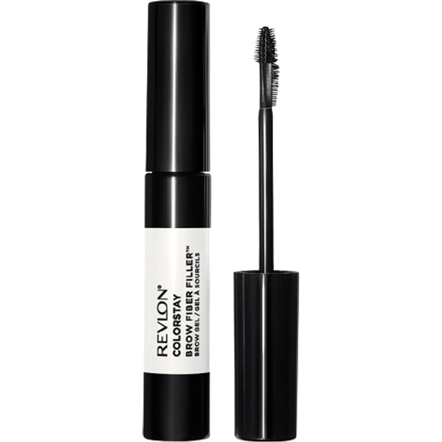 REVLON ColorStay Brow Fiber Filler  Longwearing & Volumizing Waterproof Eyebrow Gel  306 Clear  0.23 fl. oz.