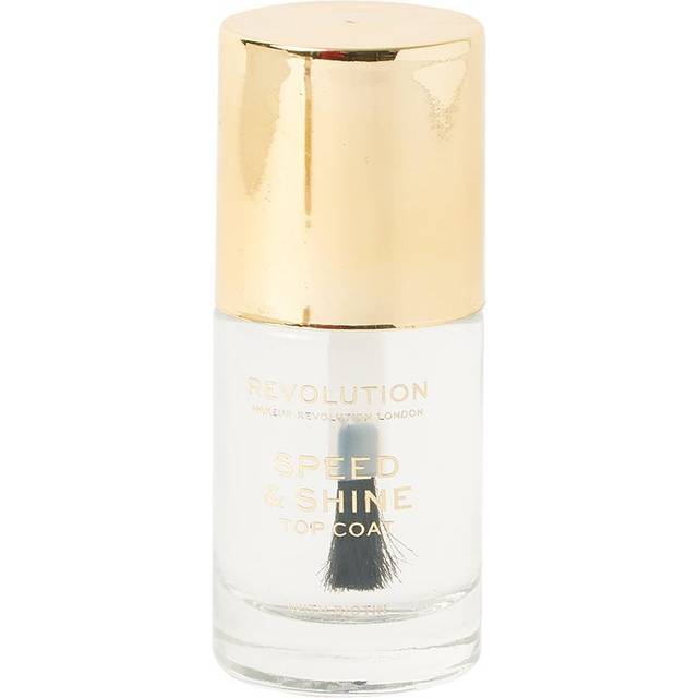 Revolution Beauty Speed & Shine Hurtigttørrende Neglelak - Transparent