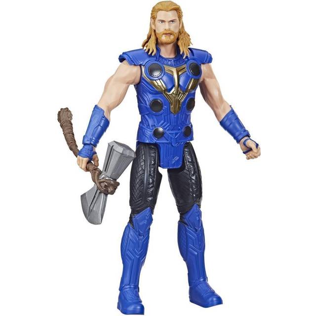 Hasbro Marvel Avengers Titan Hero Series Thor-leksak, Thor: Love and Thunder-actionfigur på 30 cm, leksaker för barn från 4 år