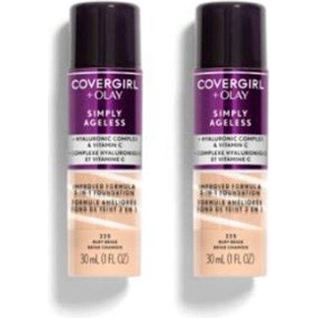 Covergirl+ olay simply ageless 3-in-1 foundation- 225 buff beige 30ml