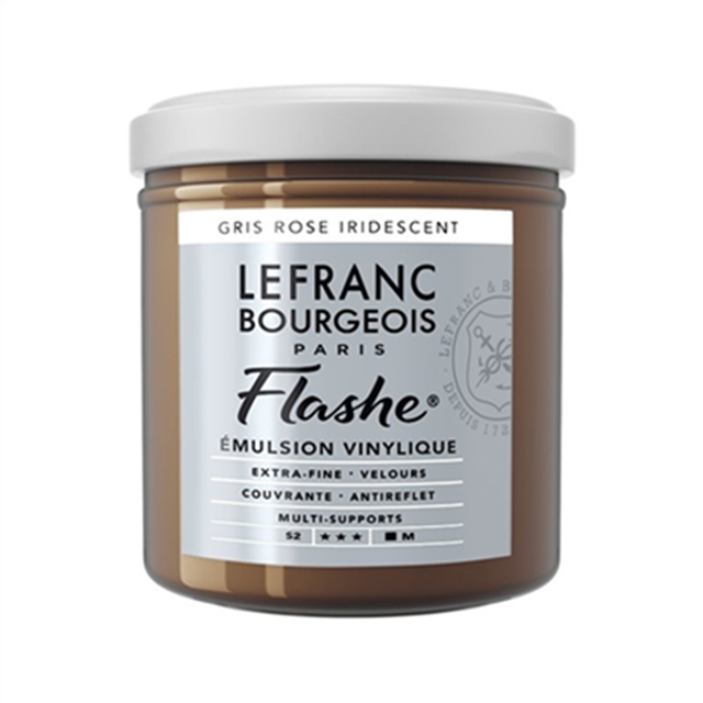 Lefranc Bourgeois Flashe Vinyl Paint 125ml - Pink Grey Iridescent